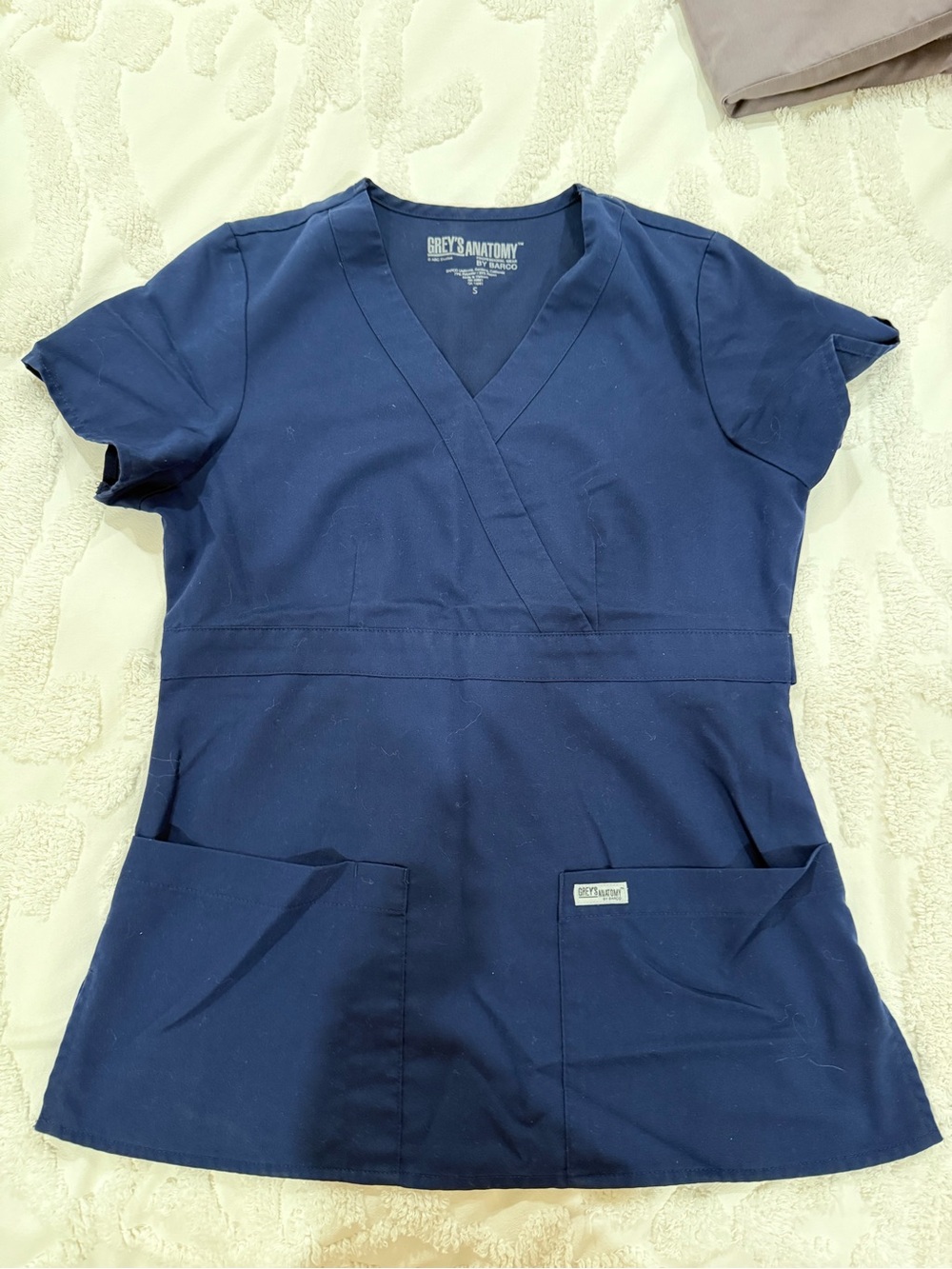 Grey's Anatomy Navy Scrub Top
